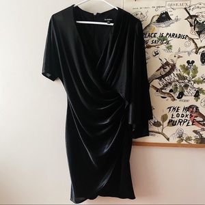Vintage Satin Le Chateau Asymmetrical Dress